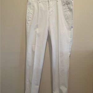 Vince White Slim Stretch Chino Pants
